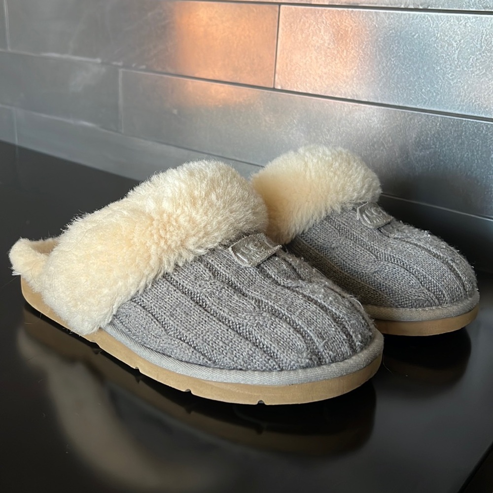 UGG Cozy Knit Genuine Shearling Slipper